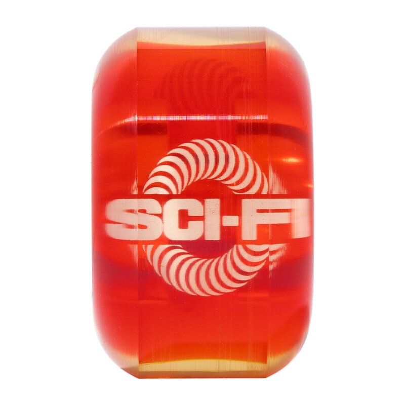Spitfire x Sci-Fi Fantasy 90DU Sapphires Radial Clear/Red- 58mm