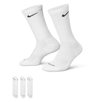 Nike SB Everyday Plus Cushioned Training Crew Socks (3 Pairs) - White/Black