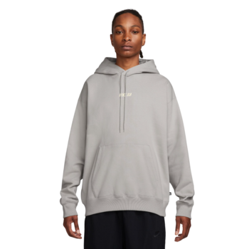 Nike SB Fleece Pullover Skate Hoodie - LT Iron Ore/Coconut Milk