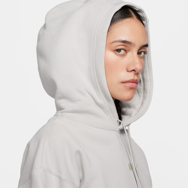 Nike SB Fleece Pullover Skate Hoodie - LT Iron Ore/Coconut Milk