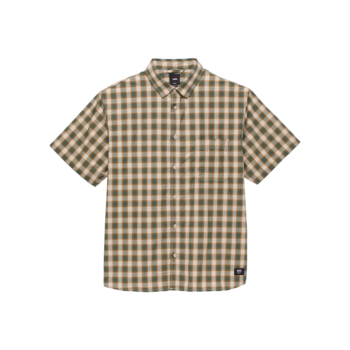 Vans Hadley Buttondown Shirt - Oatmeal/Bistro Green