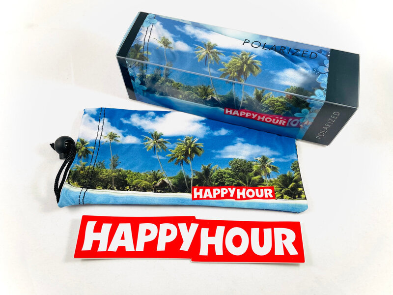 Happy Hour Top Shelf Flap Jacks Polarized G15 Lenses Sunglases - Tortoise