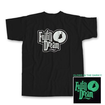 Shorty's Limited Edition Glow In The Dark Fulfill The Deam T-Shirt - Black