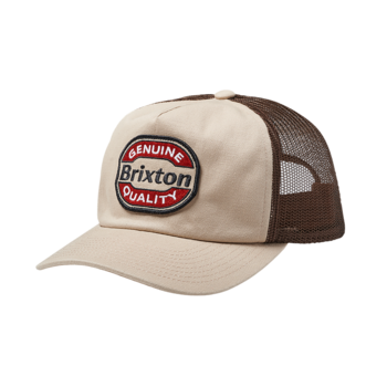 Brixton Keaton Netplus Trucker Hat - Sand/Sepia