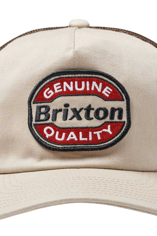 Brixton Keaton Netplus Trucker Hat - Sand/Sepia