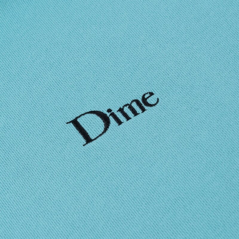 Dime Classic Small Logo Crewneck - Ocean Blue