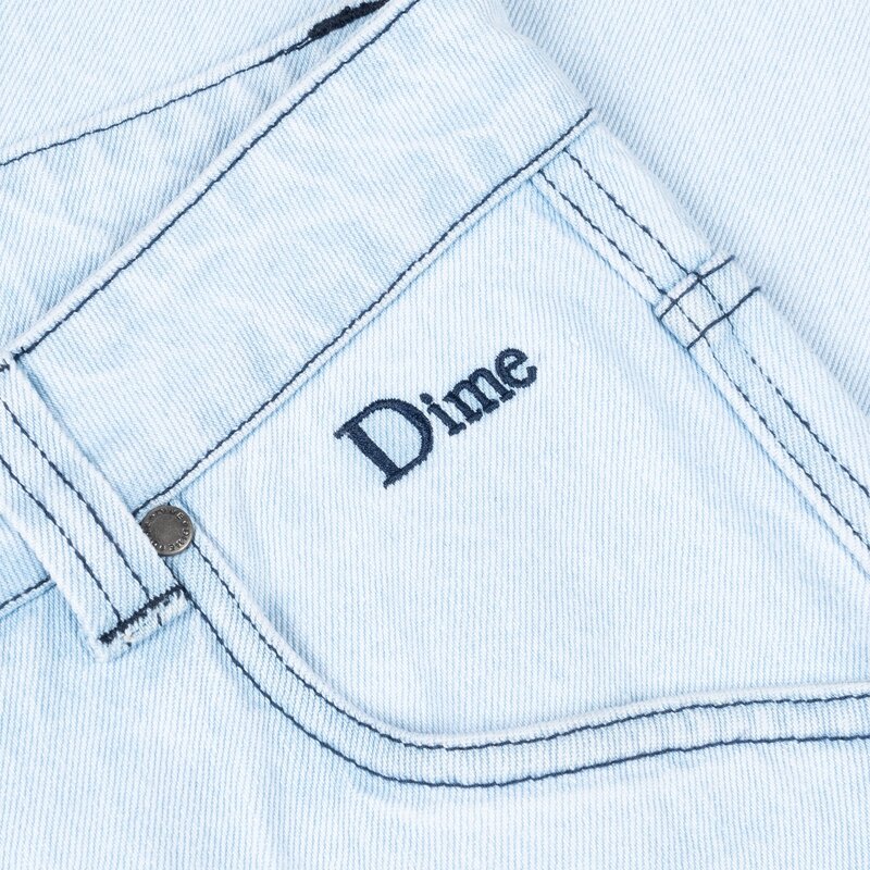 Dime Classic Relaxed Denim Pants - Faded Blue