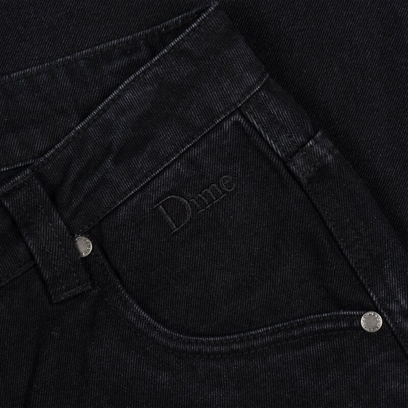Dime Classic Relaxed Denim Pants - Black