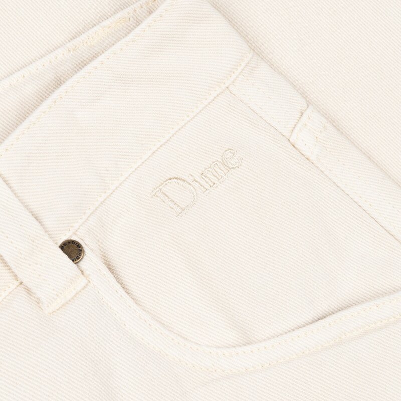 Dime Classic Baggy Denim Pants - Warm White