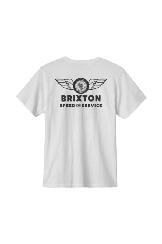 Brixton Spoke S/S Standard T-Shirt - White
