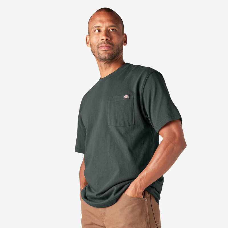 Dickies T-Shirt Lourd M/C Avec Poche - Vert Chasseur (GH)