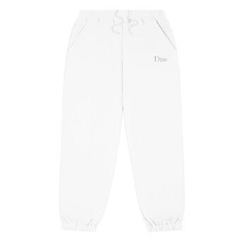 Dime Classic Small Logo Sweatpants - White