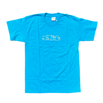 Sneeze T-Shirt Logo - Bleu Piscine