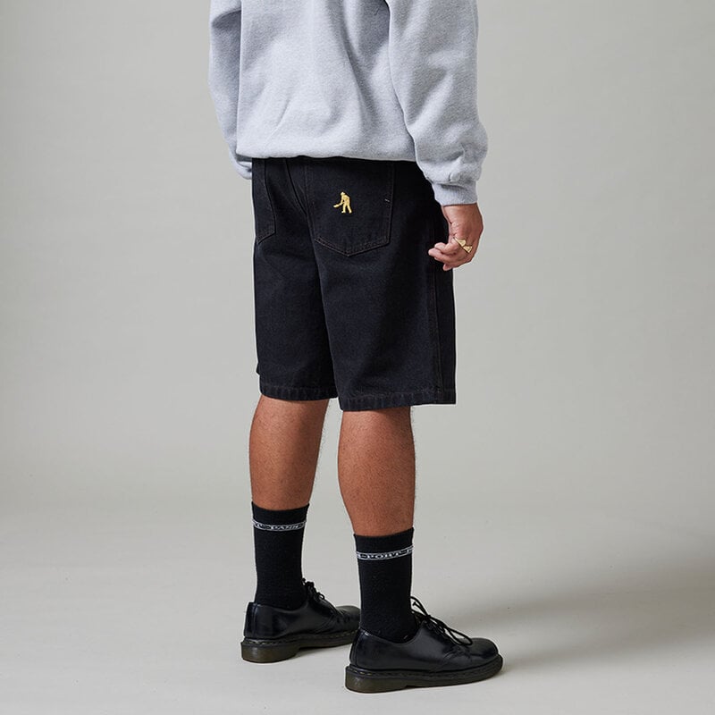 Pass~Port Workers Club Denim Short - Washed Black