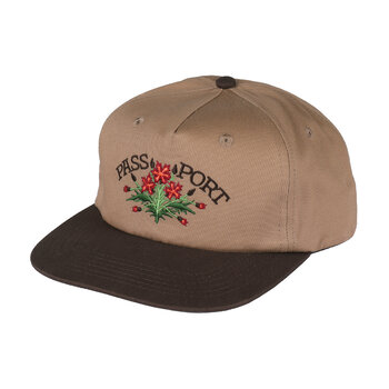 Pass~Port Bloom Workers Cap - Chocolate/Sand