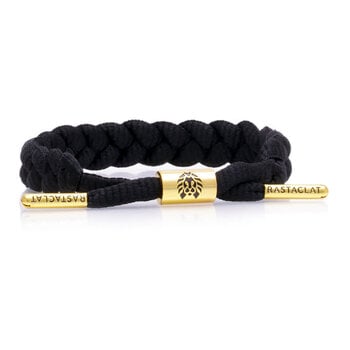 Rastaclat Solid Braided Bracelet - Onyx II