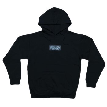 Frosted Patch Hoodie - Black