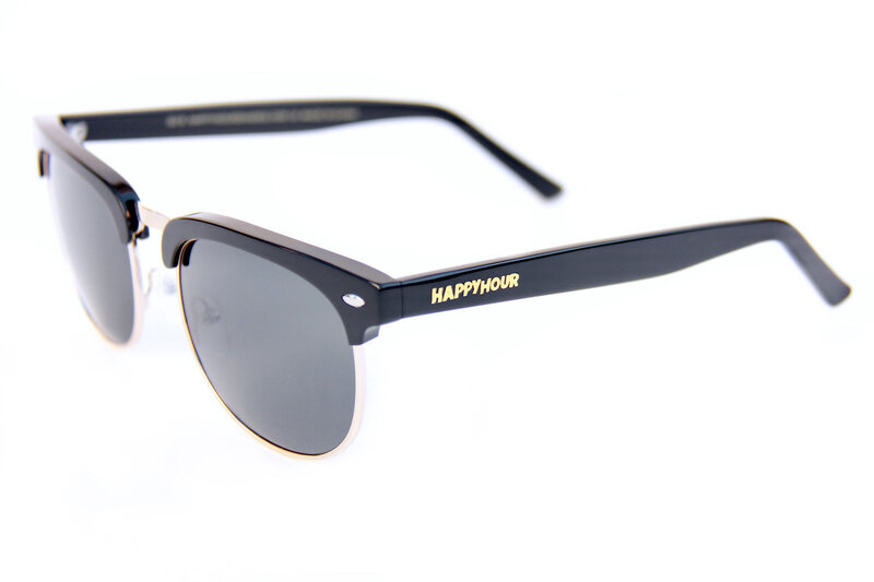 Happy Hour G2's Sunglasses - Top Shelf/Black Gloss/Gold