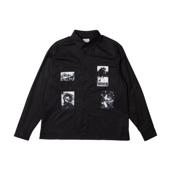 Hoddle Vision Of Hell Oxford Shirt - Black