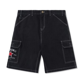 Cash Only Athletics Denim Shorts - Noir Délavé