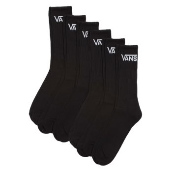 Vans Classic Crew Sock 6-Pack - Black