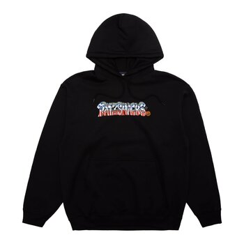 Quartersnacks x Rat Ratz Script Hoody - Black