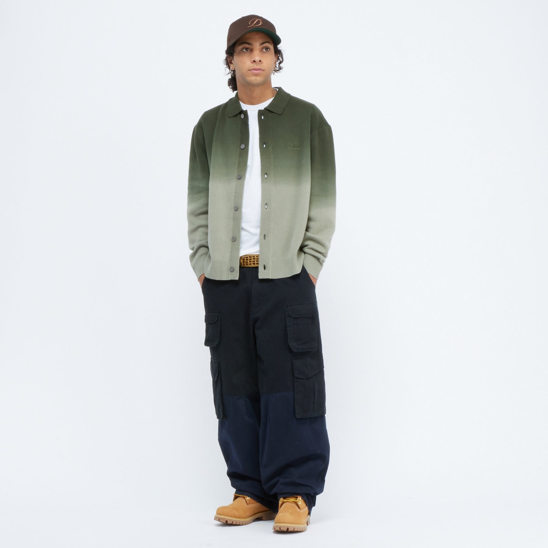 Dime Fishing Cargo Pants Black Palm Isle Skate Shop