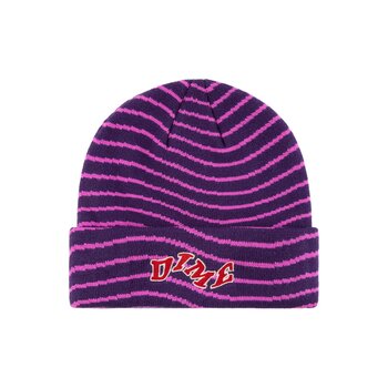 Dime College Wave Cuff Beanie - Purple