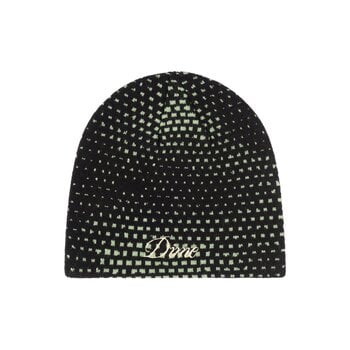 Dime Pixel Skully Beanie - Black