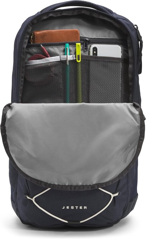 The North Face Jester Backpack Aviator Navy Light Heather Vintage Wh Palm Isle Skate Shop