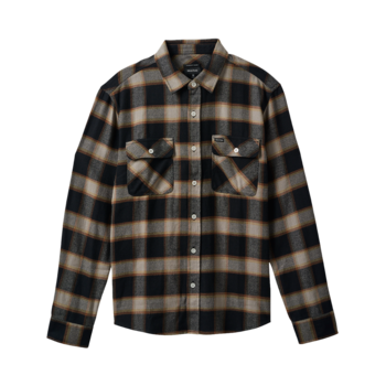 Brixton 20th Anniversary Bowery L/S Flannel -  Black/Cream