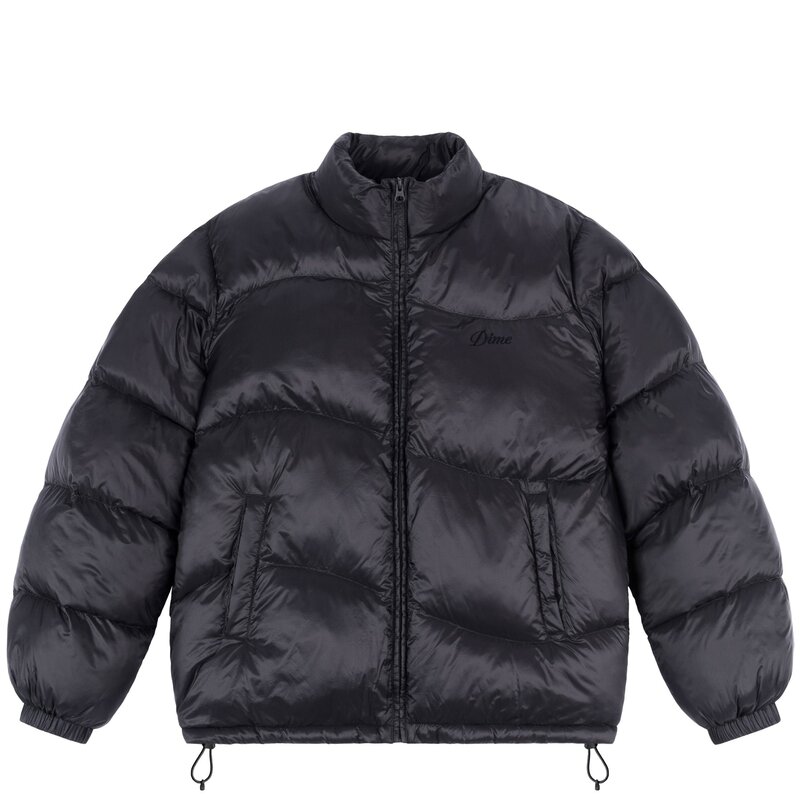 Dime Classic Ripstop Puffer - Black - Palm Isle Skate Shop