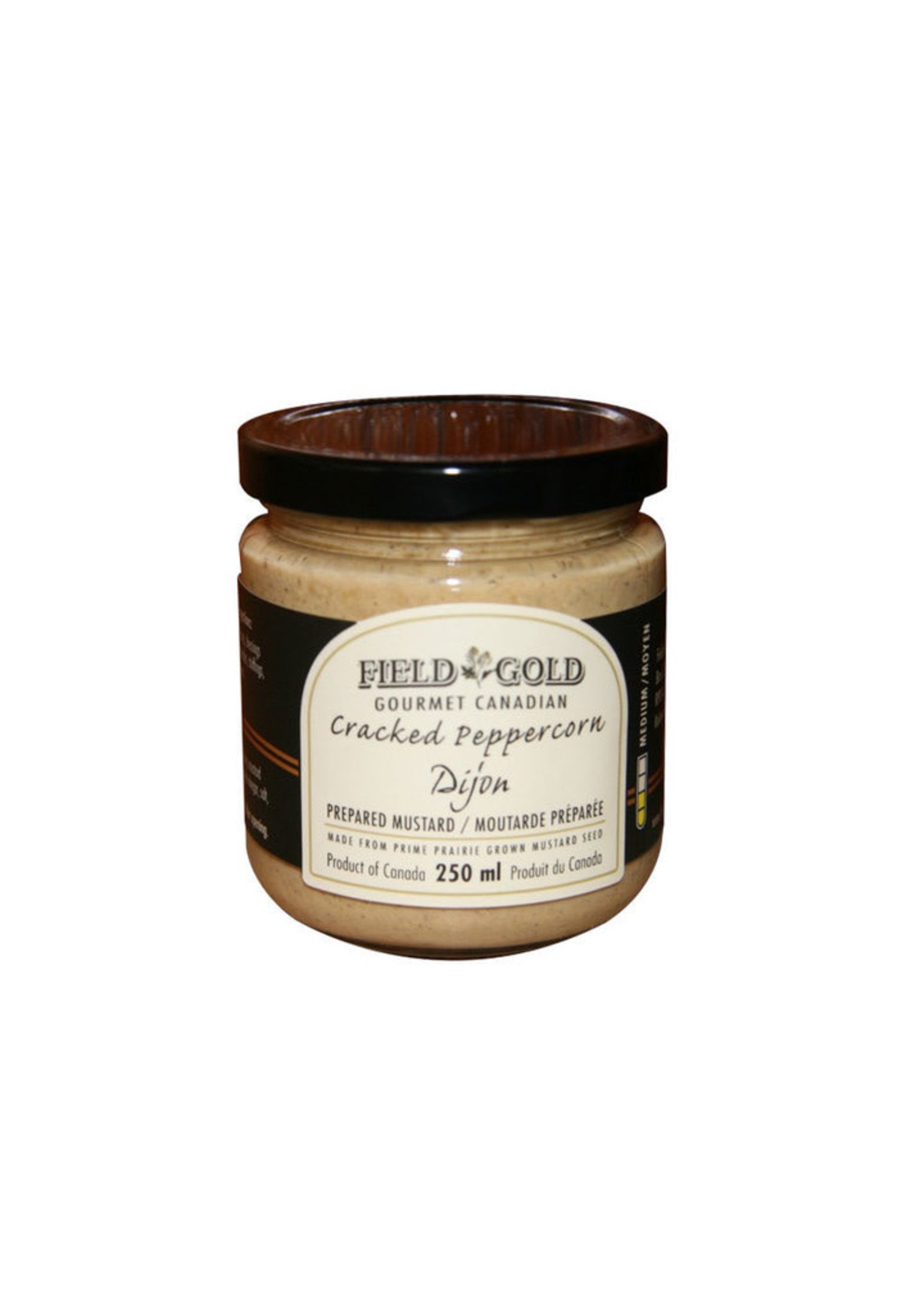Field Gold Gourmet Canada Cracked Pepper Dijon Mustard