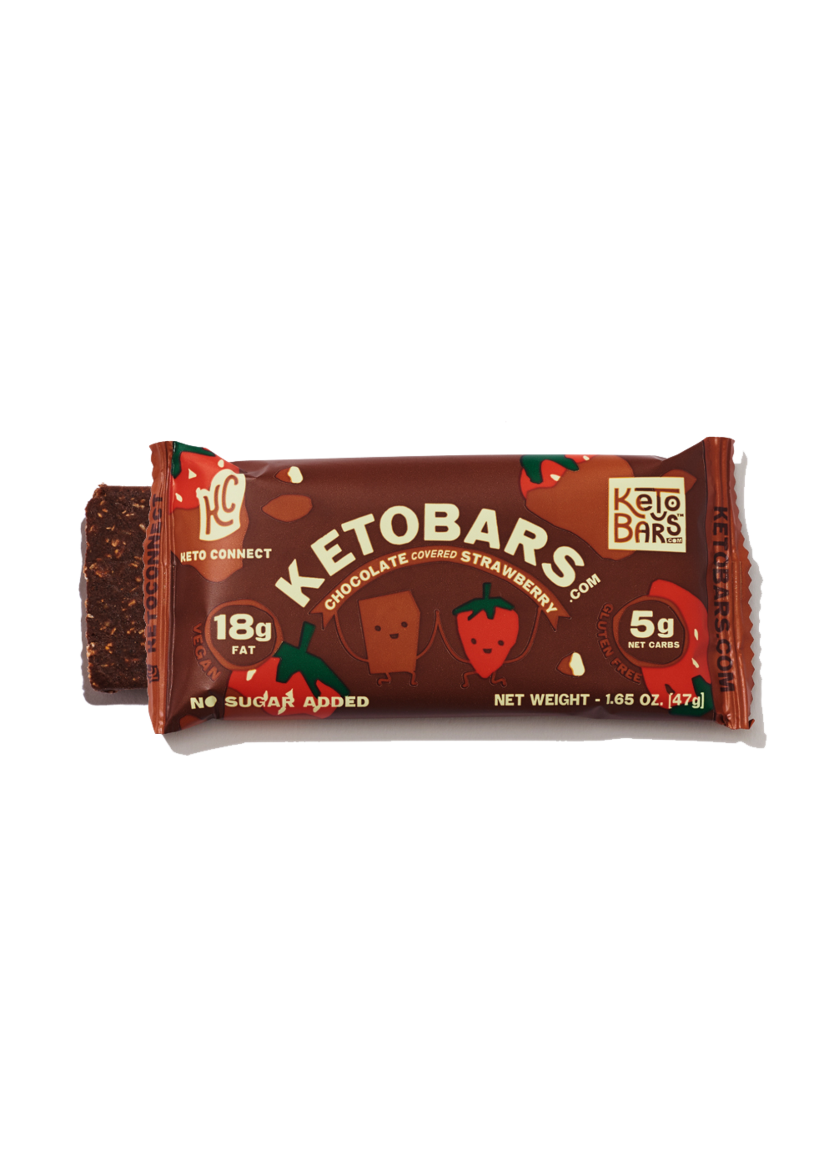 Ketobars.com Ketobars.com- Chocolate CoveredStraberry (Single)