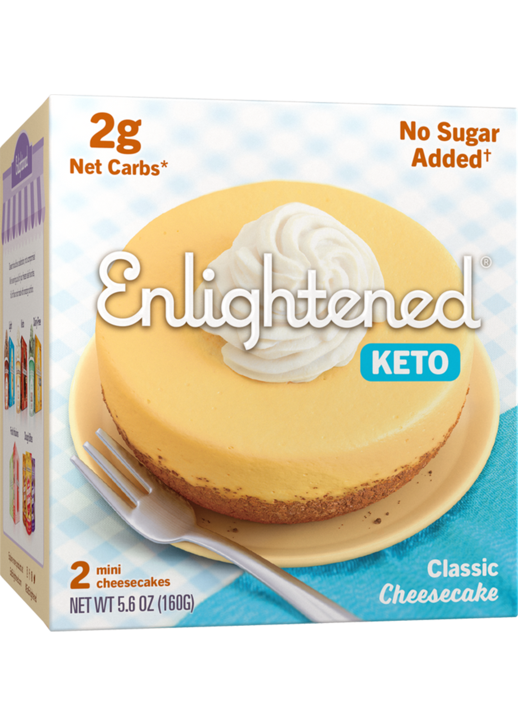 Enlightened Enlightened Mini Keto Cheesecakes Classic 2 pack