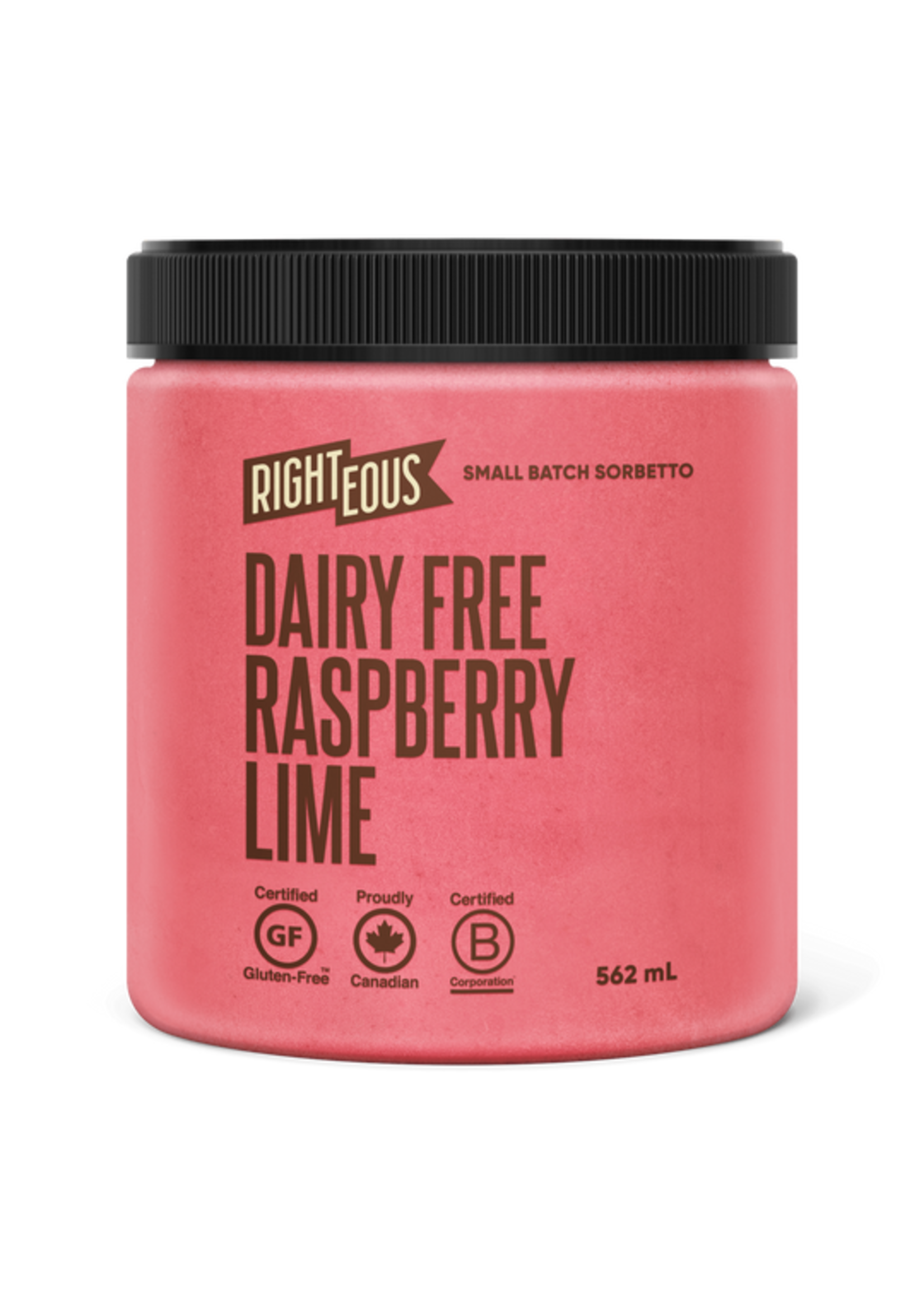 Righteous Righteous - Raspberry Lime Sorbetto - Dairy Free
