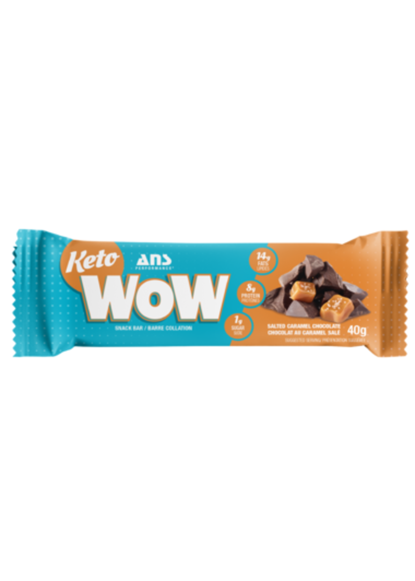 ANS Performance ANS Wow Keto Bars Salted Caramel Chocolate  (Singles)