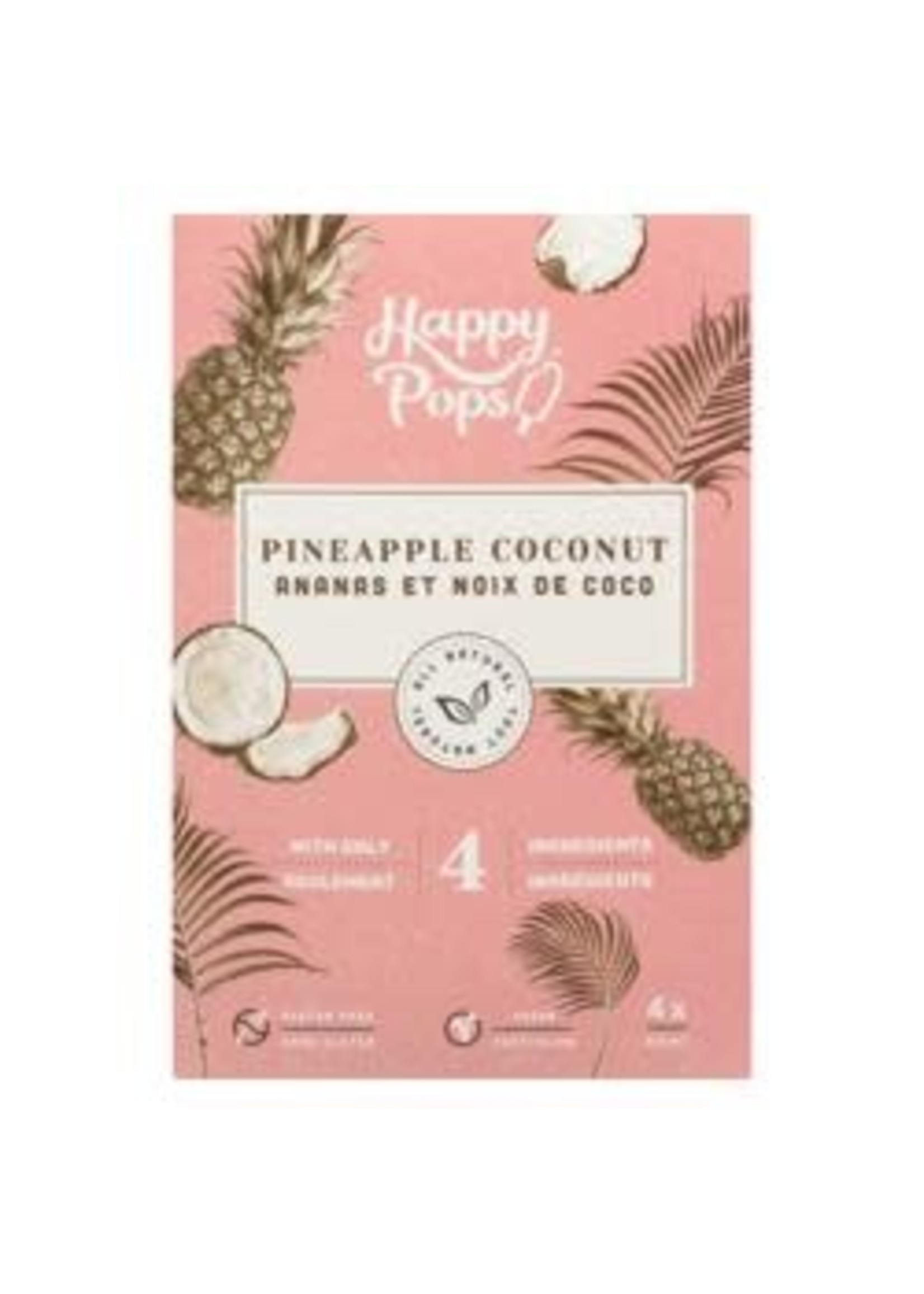 Happy Pops Happy Pops - Pineapple Coconut Ice Pops