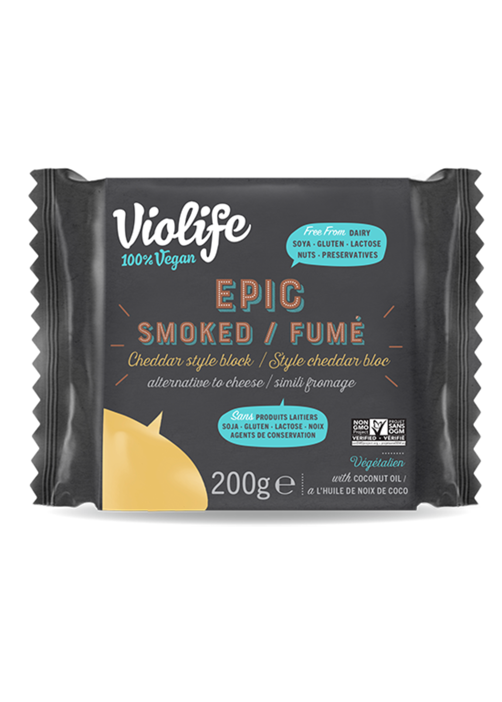 Violife Violife- Epic Smoked Cheddar Style Block