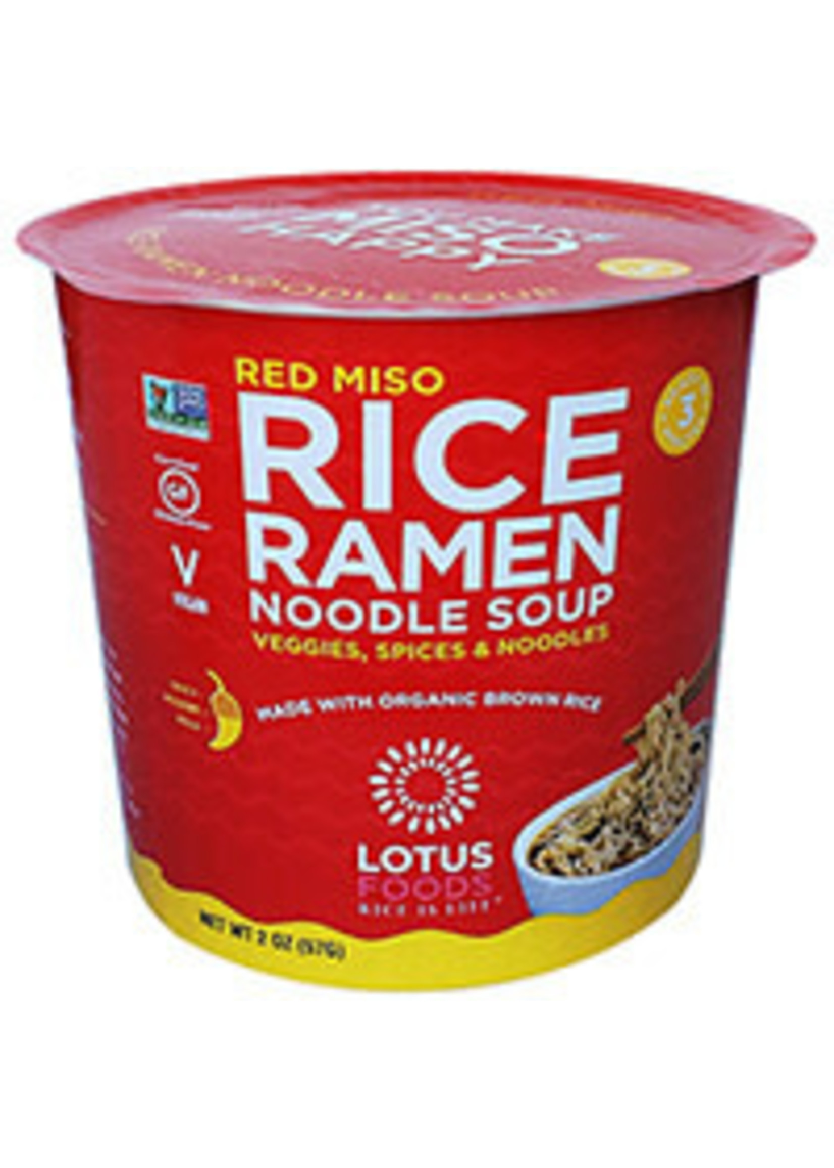 LOTUS FOODS - Red Miso Ramen Soup Cup