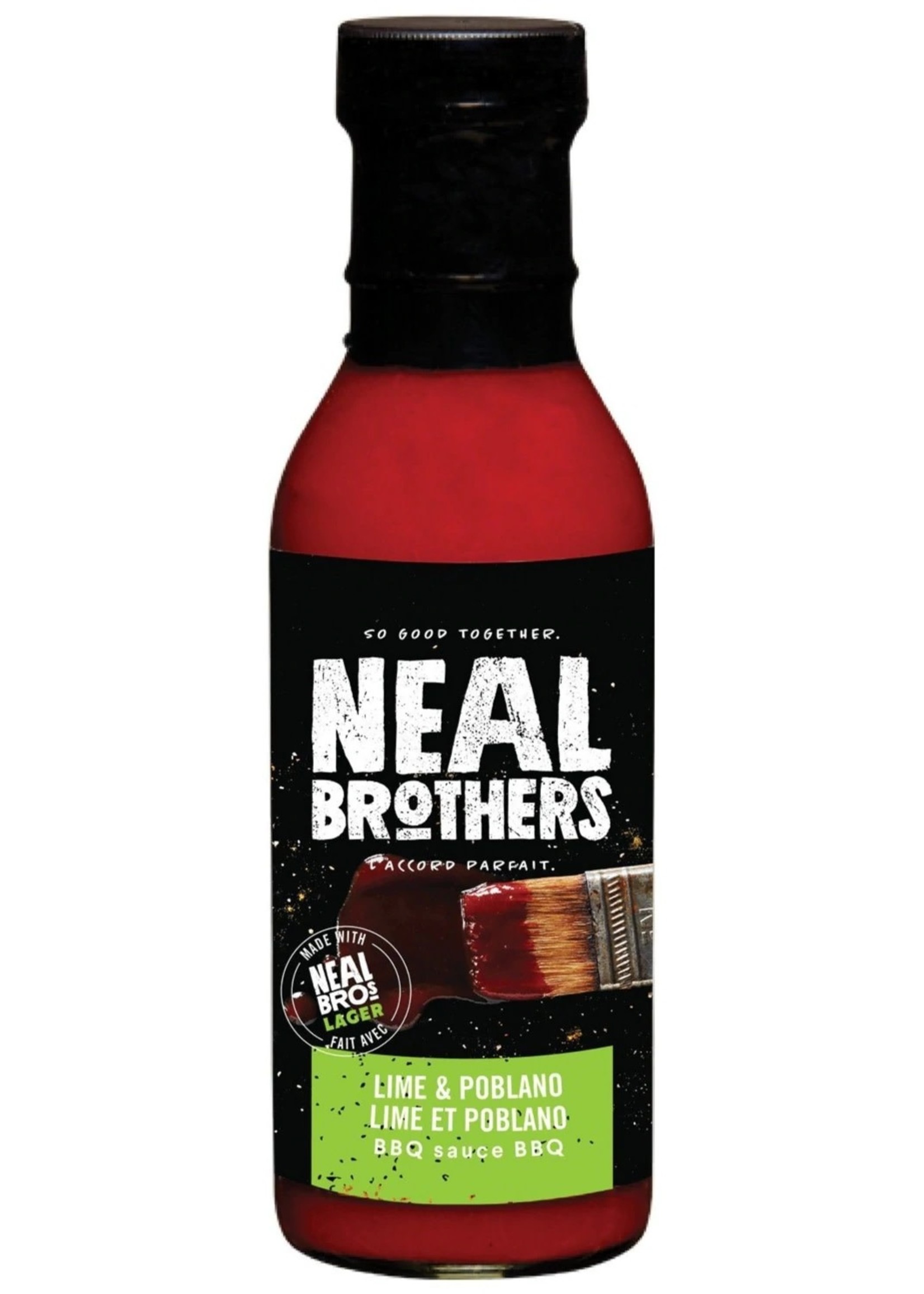 Neal Brothers NB ALL NATURAL BBQ SAUCE - Lime & Poblano