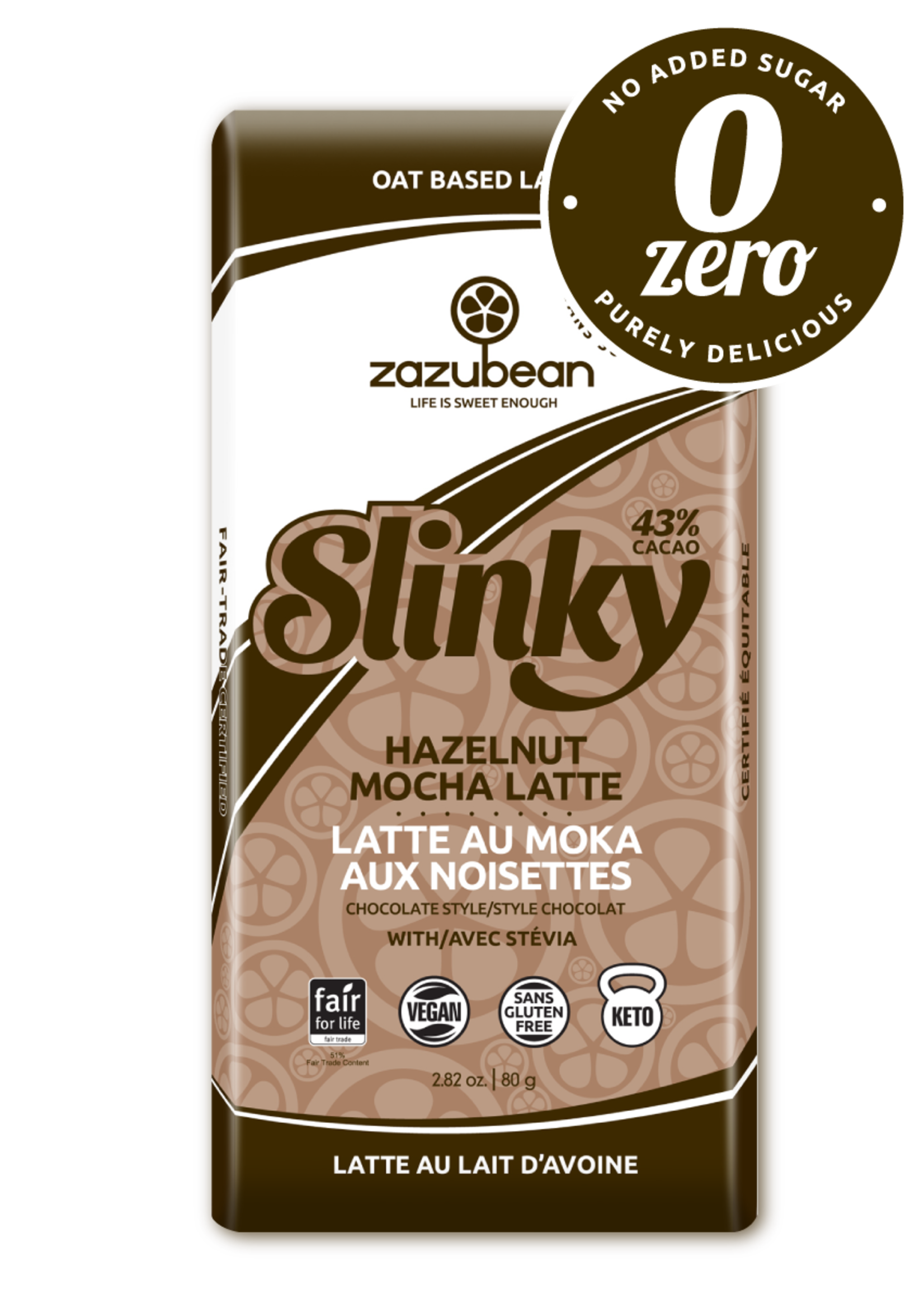 Zazubean Zazubean - Slinky Zero Hazelnut Mocha Latte Oat Based