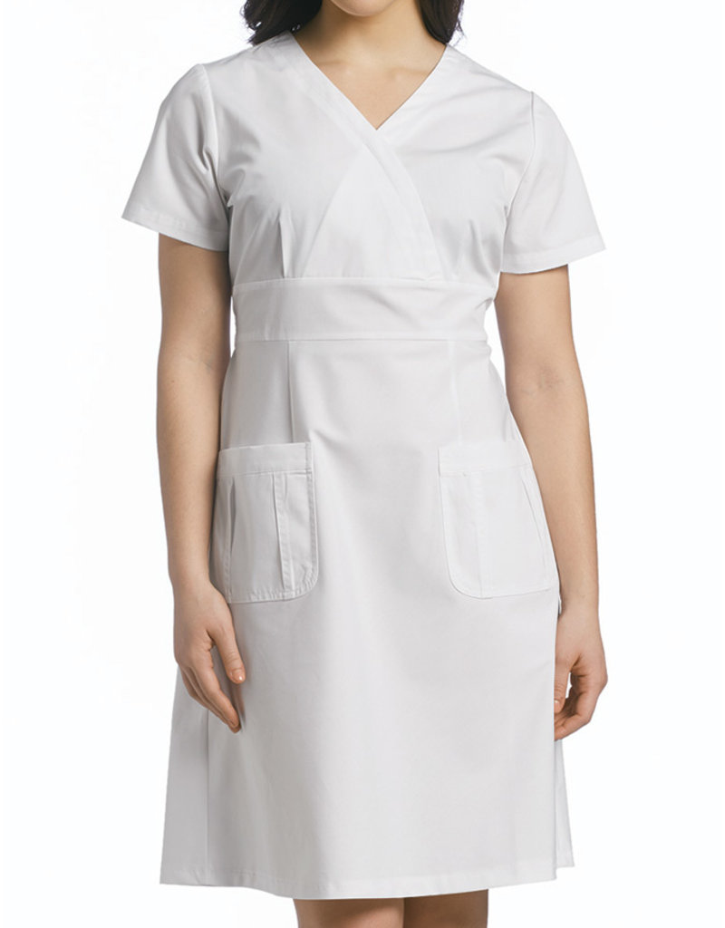 White Cross 8011 White Cross Poly-Cotton Dress