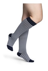 Sigvaris Sigvaris 143 Microfiber Shades Compression Socks - Mariner Stripe