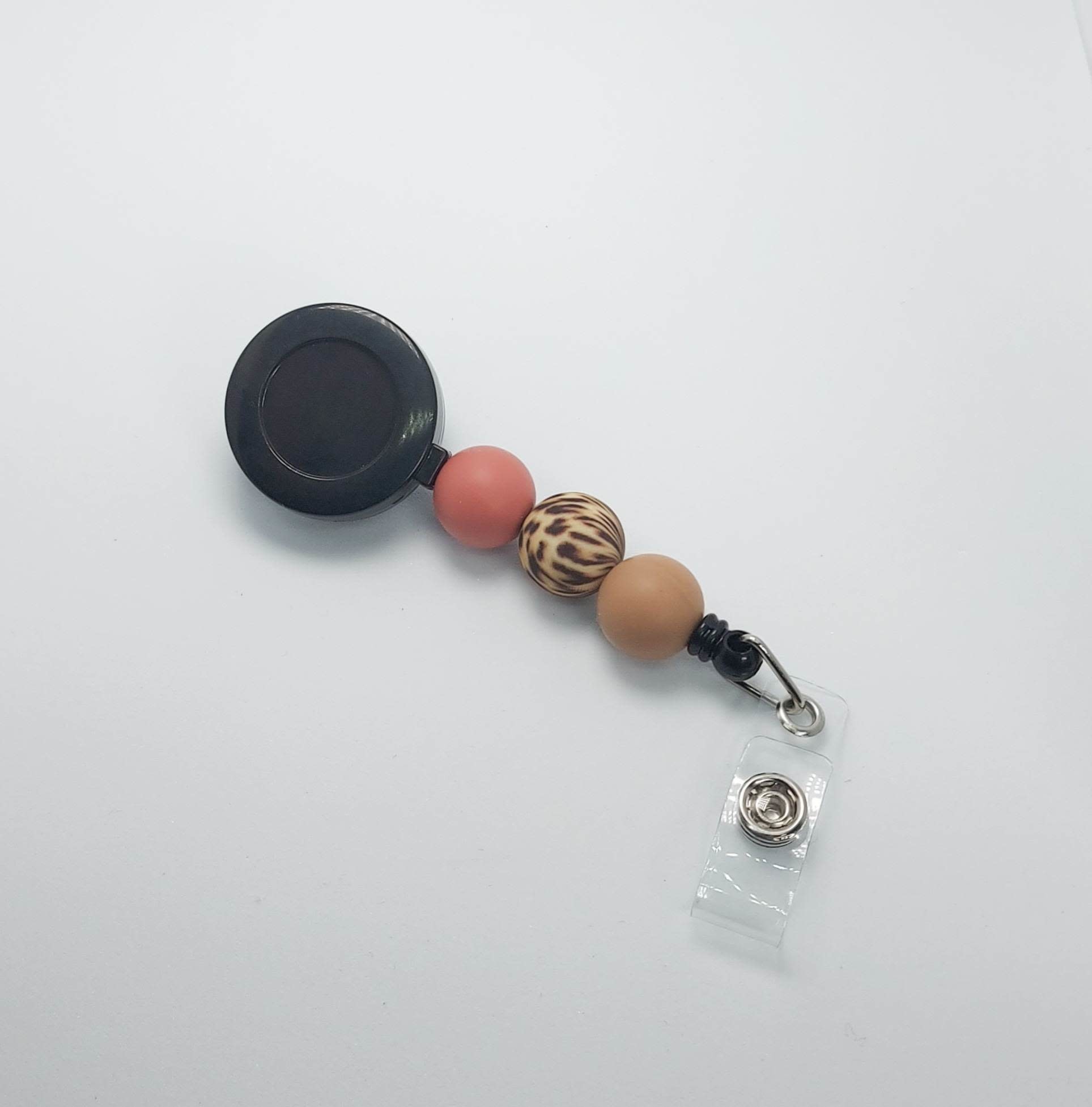 Accessories, Custom Bling Badge Reel Holder With Rose Opal Ab Crystals