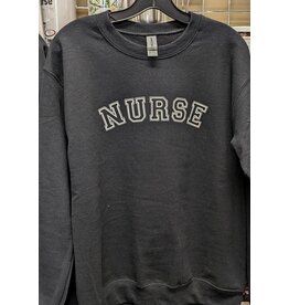 NURSE EFFEX Nurse Effex Varsity Nurse Crewneck