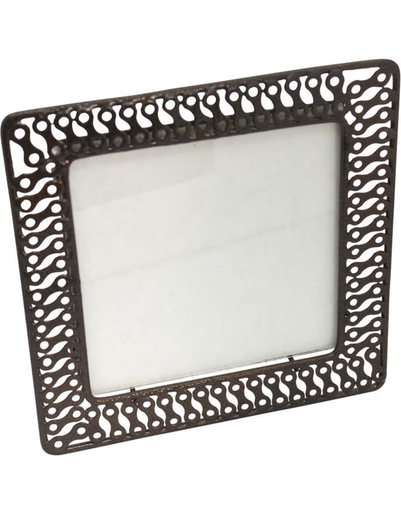 India Bicycle Parts Picture Frame 4"x4"