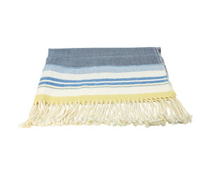 Allpa Shades Of Blue Alpaca Throw