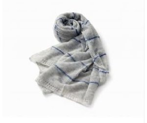 Allpa Blue Striped Grey Scarf