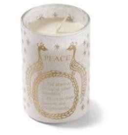 India Peace Soy Candle (White)